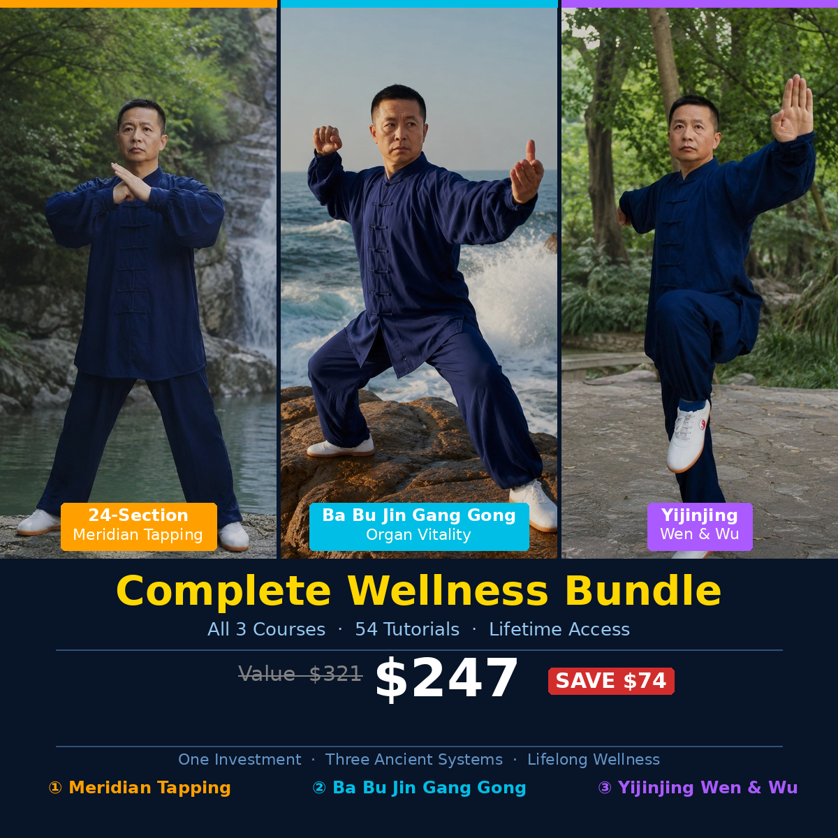 Complete Wellness Bundle — All 3 Courses